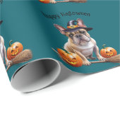   Französische Bulldogge Halloween  ラッピングペーパー (ロールコーナー)