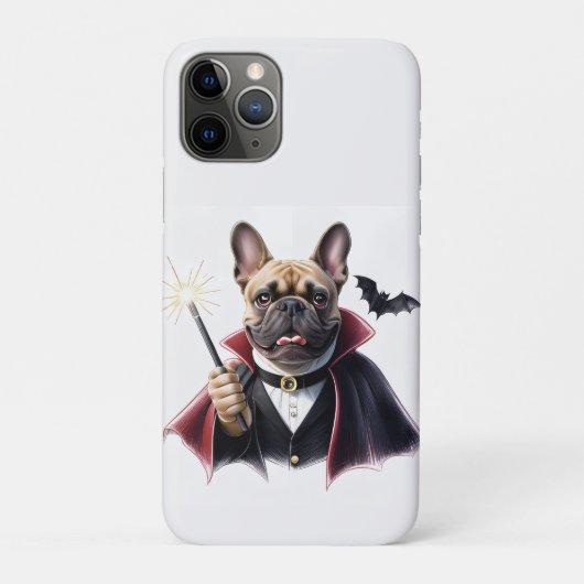 französische Bulldogge Halloween French Bulldog Case-Mate iPhoneケース (裏)