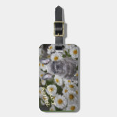 Französische Bulldogge Herz French Bulldog ラゲッジタグ (正面縦)