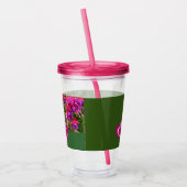 Französische Bulldogge Herz French Bulldog Mutter アクリルタンブラー (左)