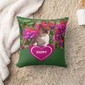 Französische Bulldogge Herz French Bulldog Mutter クッション (ブランケット)