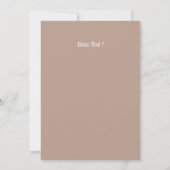 Französische Bulldogge Hundefamilie 招待状 (裏面)