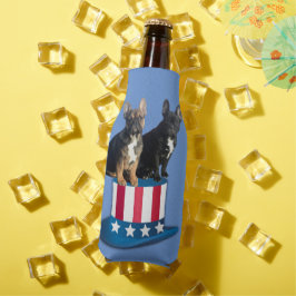 Französische Bulldogge Hut French Bulldog  ボトルクーラー