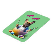 Französische Bulldogge im Ei Frohe Ostern マグネット (左側)