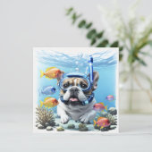 Französische Bulldogge im Urlaub French Bulldog (スタンド正面)