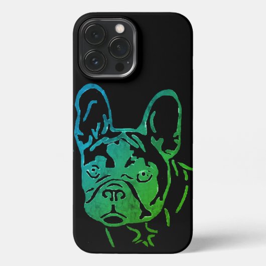 Französische Bulldogge IPhone 13 Hülle iPhoneケース (裏面)