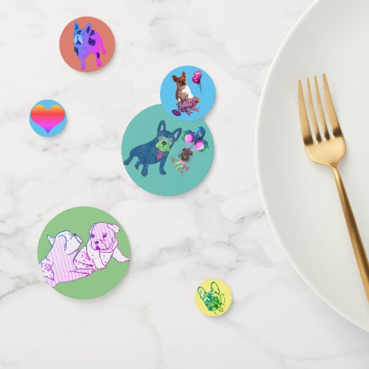 Französische Bulldogge Konfetti コンフェッティ (グループ)