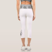  Französische Bulldogge Kopf French Bulldog カプリレギンス (裏面)