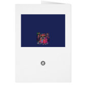 Französische Bulldogge Lichterkette Weihnachten (裏面)