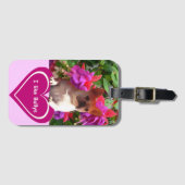 Französische Bulldogge Liebe French Bulldog ラゲッジタグ (正面横)