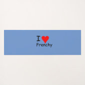 Französische Bulldogge like French Bulldog ヨガマット (裏面(横))