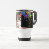 Französische Bulldogge Luftballon French Bulldog トラベルマグ (正面右)