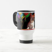 Französische Bulldogge Luftballon French Bulldog トラベルマグ (正面左)