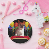 Französische Bulldogge Luftballon French Bulldog ペーパープレート (パーティー)