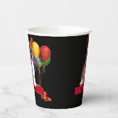 Französische Bulldogge Luftballon French Bulldog 紙コップ (左)