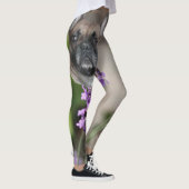 Französische Bulldogge mit Biene French Bulldog レギンス (右)