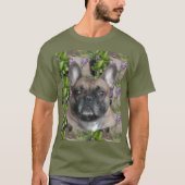 Französische Bulldogge mit Biene French Bulldog Tシャツ (正面)