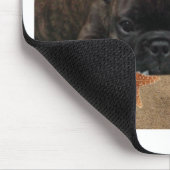 Französische. Bulldogge Mousepad マウスパッド (コーナー)