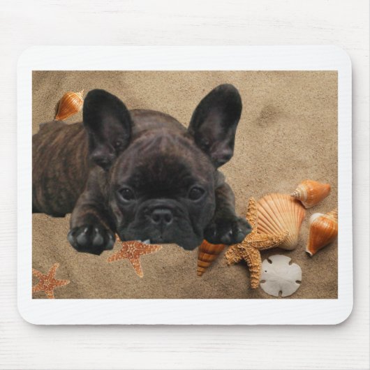 Französische. Bulldogge Mousepad マウスパッド (正面)