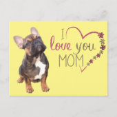  französische Bulldogge Muttertag French Bulldog ポストカード (正面)