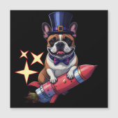 Französische Bulldogge Neujahr French Bulldog (正面)