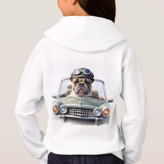 Französische Bulldogge Oldtimer Bulldog Vatertag (裏面)