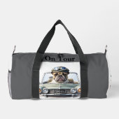 Französische Bulldogge Oldtimer Bulldog Vatertag ダッフルバッグ (裏面)