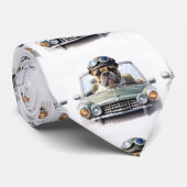 Französische Bulldogge Oldtimer Bulldog Vatertag ネクタイ (ロール)