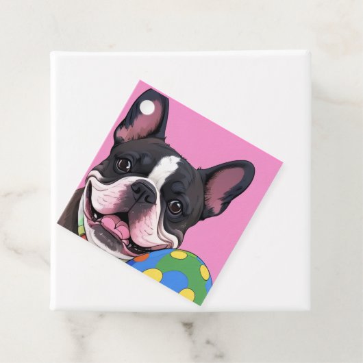 Französische Bulldogge Osterei French Bulldog フェイバータグ (インサイチュ)