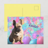 französische Bulldogge Ostern French Bulldog ポストカード (正面/裏面)
