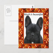 Französische Bulldogge Postkarte ポストカード (正面/裏面)