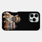 Französische Bulldogge Princess French Bulldog iPhoneケース (裏面横)