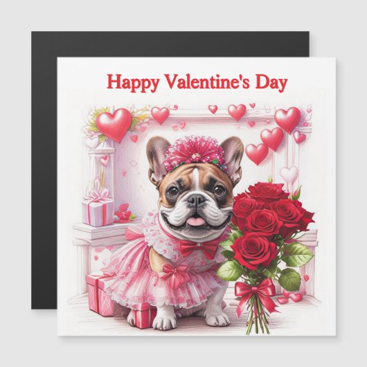 Französische Bulldogge Rosen French Bulldog (正面/裏面)