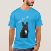 Französische Bulldogge schwarz French Bulldog Tシャツ (正面)