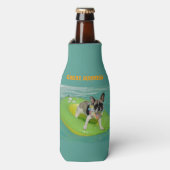 Französische Bulldogge Sommer French Bulldog ボトルクーラー (ボトル正面)