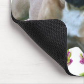 Französische Bulldogge Sprung French Bulldog マウスパッド (コーナー)