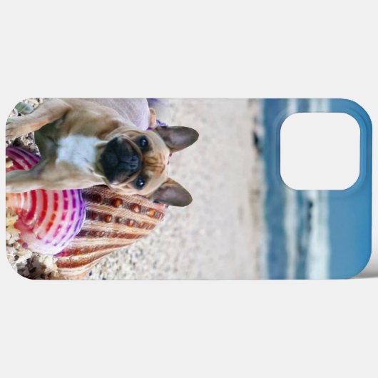 Französische Bulldogge Stand IPhone Pro Max Hülle Case-Mate iPhoneケース (裏面 (横))
