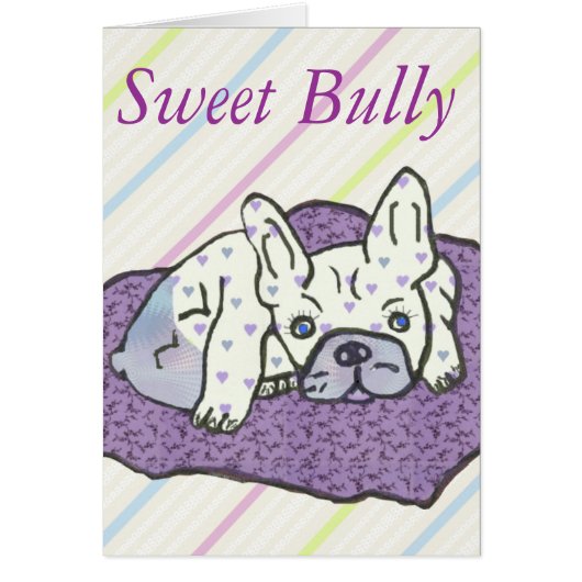 Französische Bulldogge süßer Bully French Bulldog (正面)