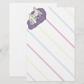 Französische Bulldogge Sweet Bully French Bulldog  便箋 (正面/裏面)