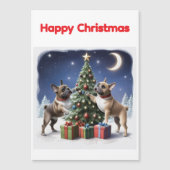 Französische Bulldogge Weihnachtsbaum Bulldog (正面)