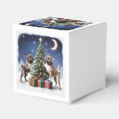 Französische Bulldogge Weihnachtsbaum Bulldog フェイバーボックス (裏面サイド)
