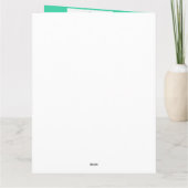 Französische Bulldogge  Weihnachtskranz Bulldog カード (裏面)