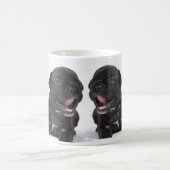 Französische Bulldogge Welpe French Bulldog コーヒーマグカップ (中央)
