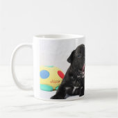 Französische Bulldogge Welpe French Bulldog コーヒーマグカップ (左)