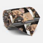 Französische Bulldogge Welpe French Bulldog ネクタイ (ロール)