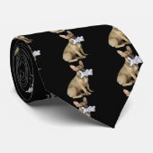 Französische Bulldogge Welpe French Bulldog ネクタイ (ロール)