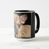 Französische Bulldogge Welpe French Bulldog マグカップ (正面右)