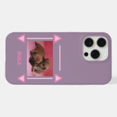 Französische Bulldogge Welpe French Bulldog iPhoneケース (裏面横)