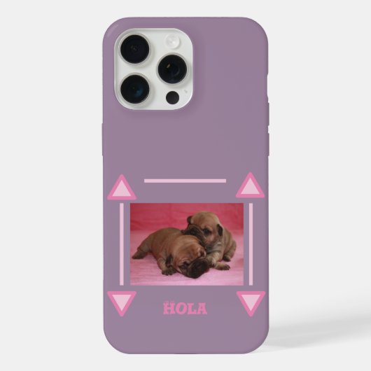 Französische Bulldogge Welpe French Bulldog iPhoneケース (裏面)