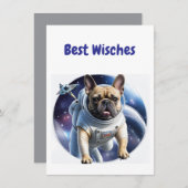 Französische Bulldogge Weltraum French Bulldog (正面/裏面)